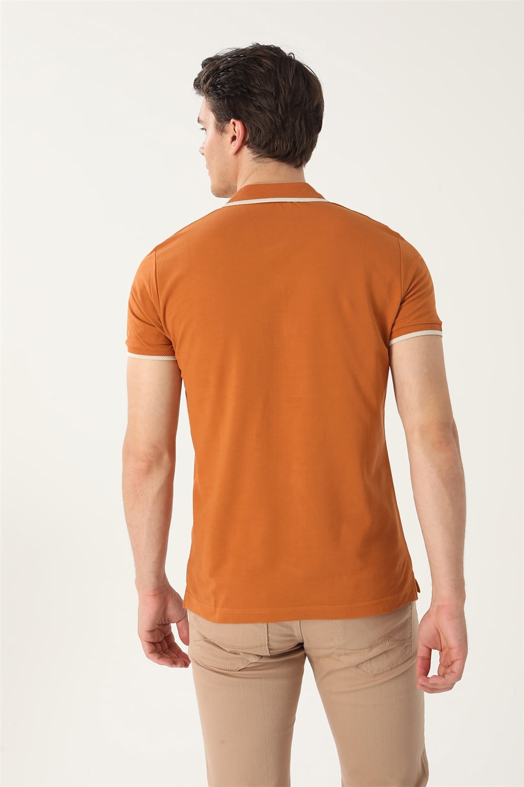 Bakır Comfort Fit Polo Yaka T-Shirt