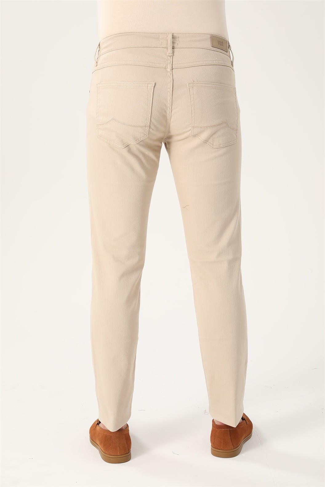 Bej Comfort Fit 5 Cep Pantolon
