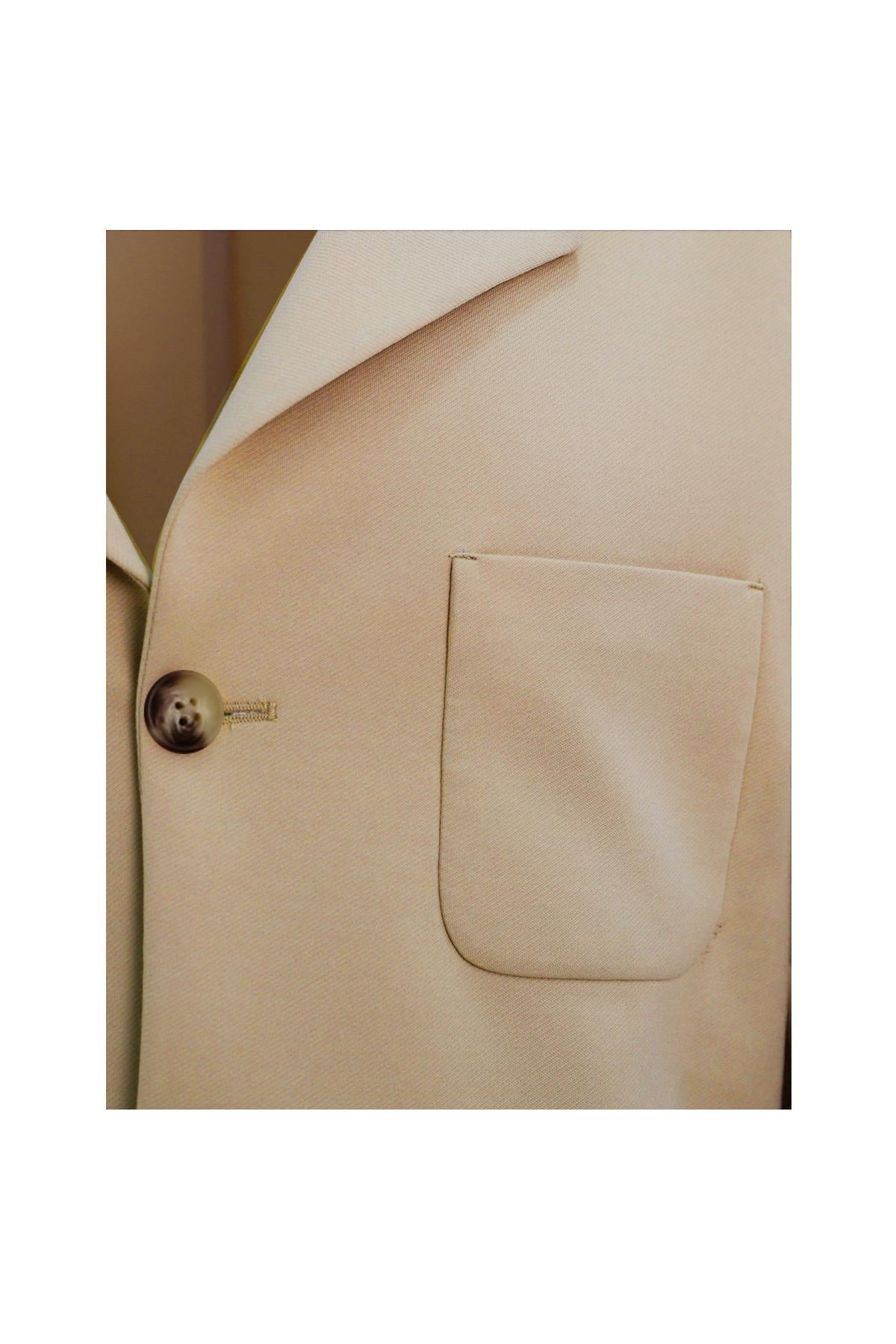 BEJ Comfort Fit 6 Drop Takım Elbise