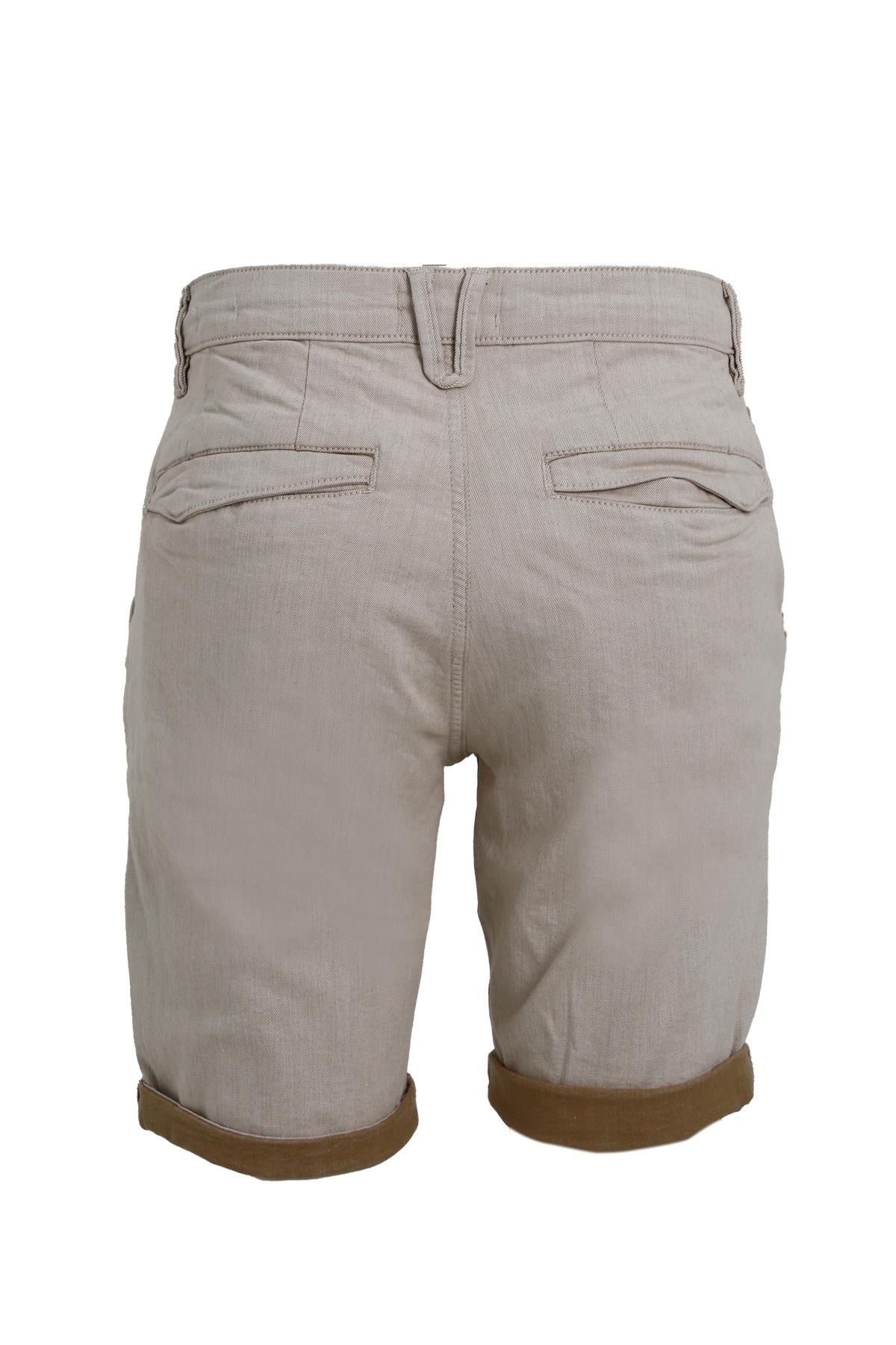 BEJ Comfort Fit Bermuda Şort