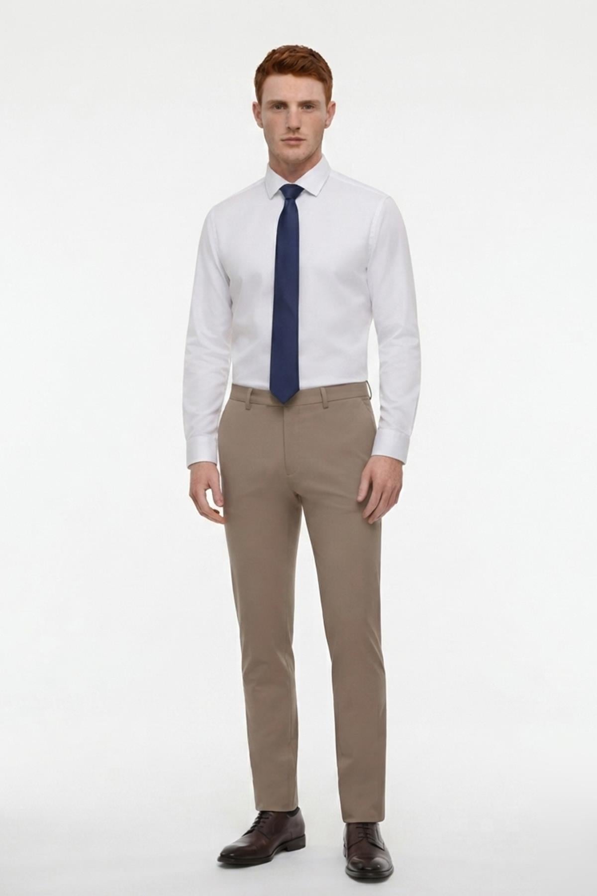 BEJ Comfort Fit Chino Pantolon
