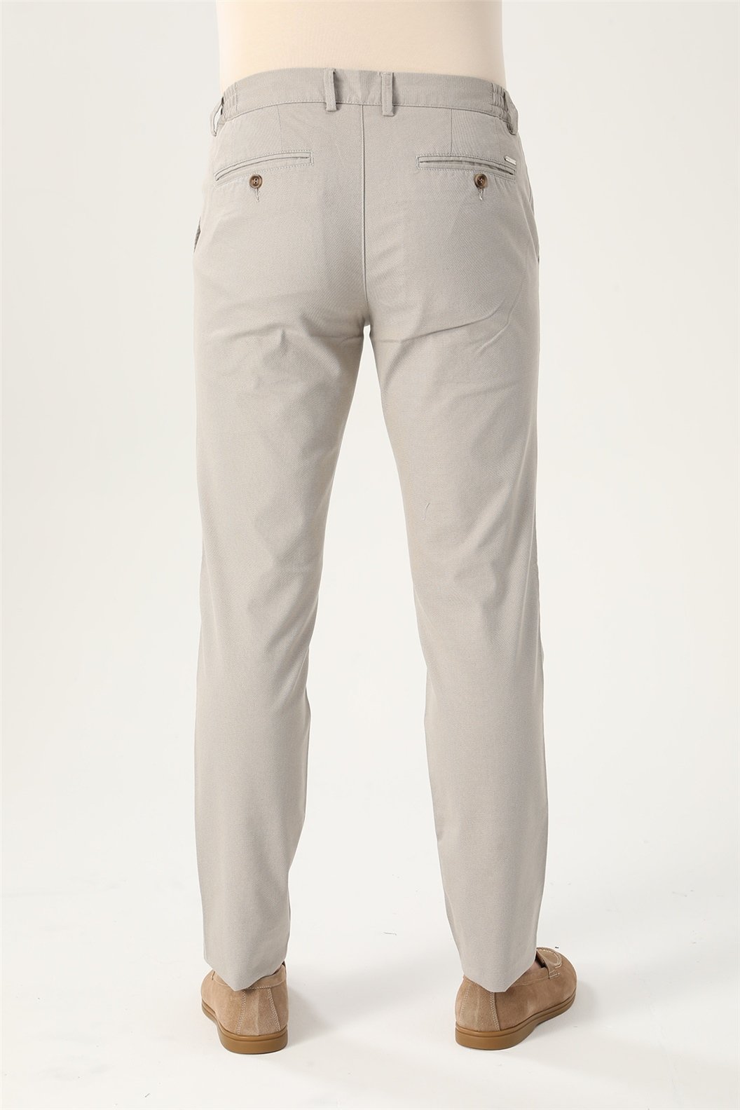 Bej Comfort Fit Pantolon