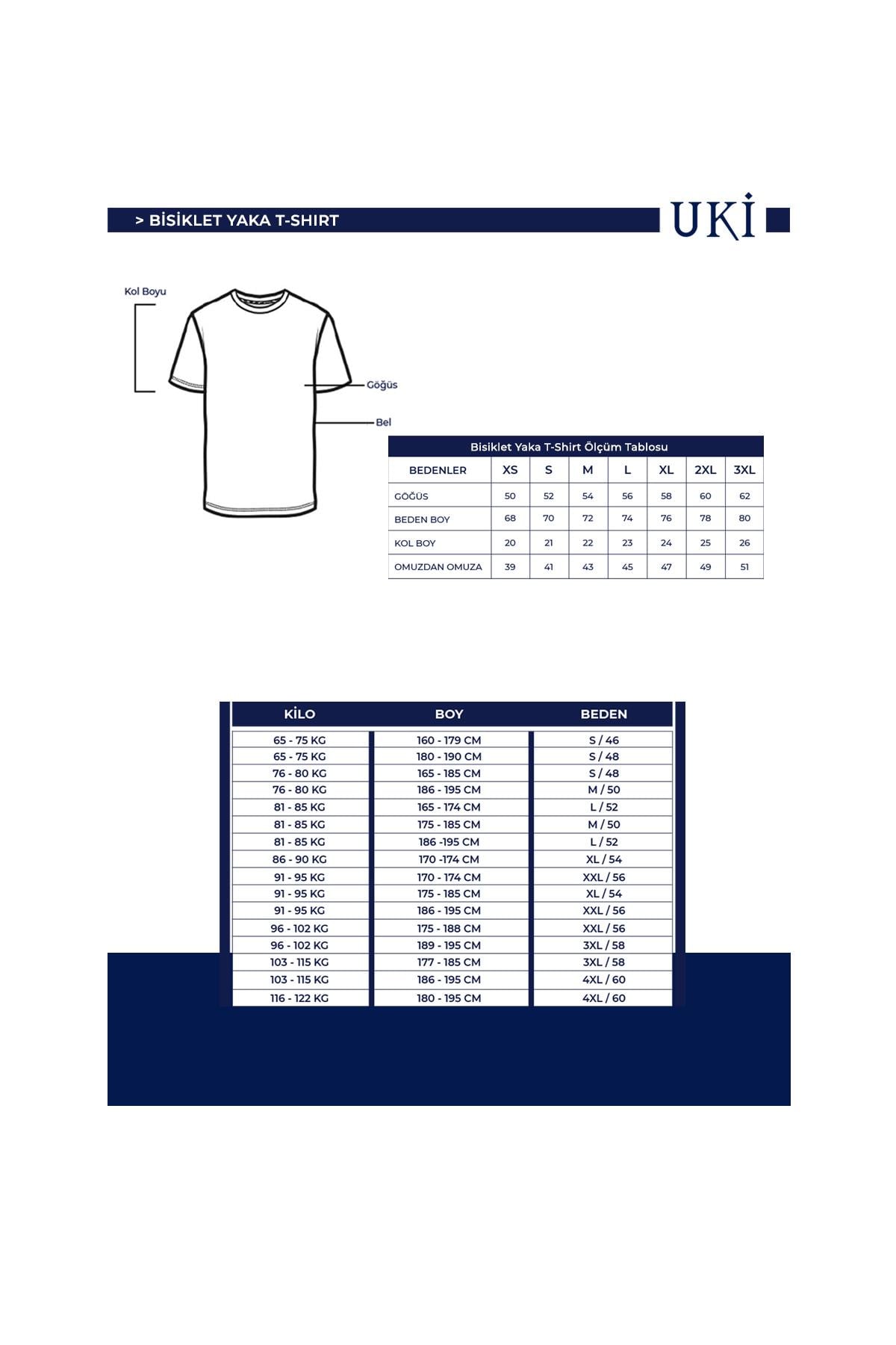 BEYAZ Comfort Fit Bisiklet Yaka Basic T-Shirt