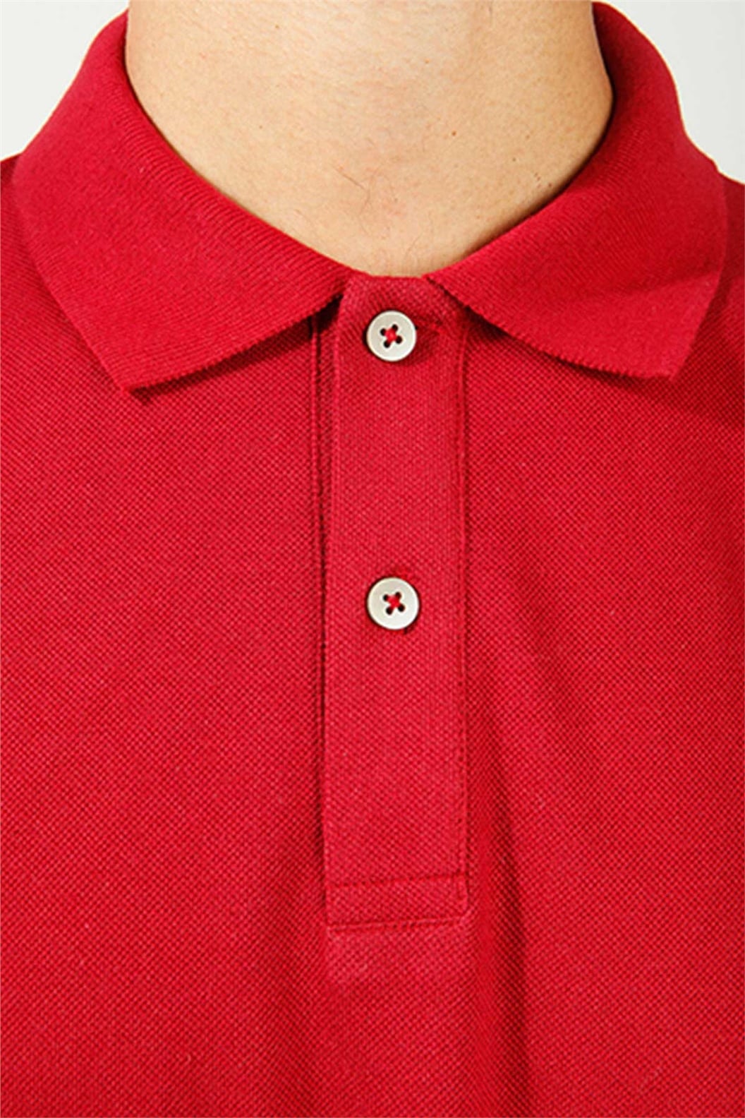 Bordo Polo Yaka Comfort Fit Pike T-shirt