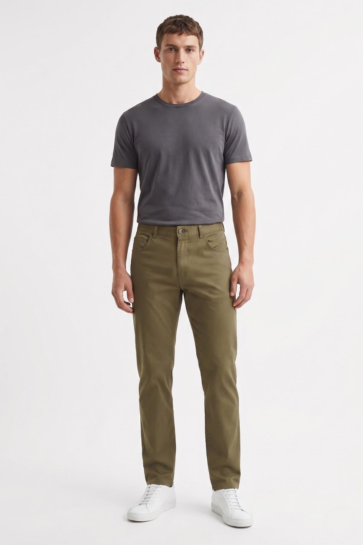 CAMEL Slim Fit 5 Cep Pantolon