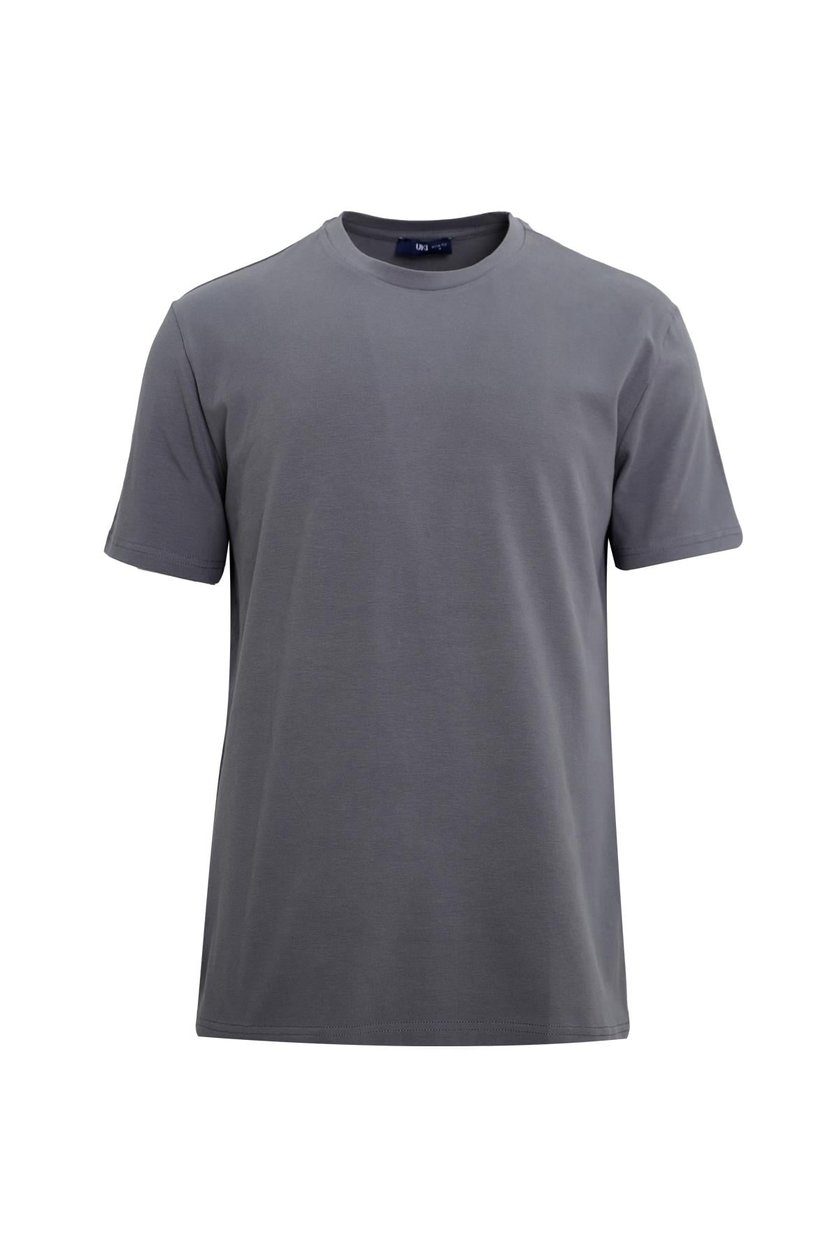 FÜME Comfort Fit Bisiklet Yaka Basic T-Shirt