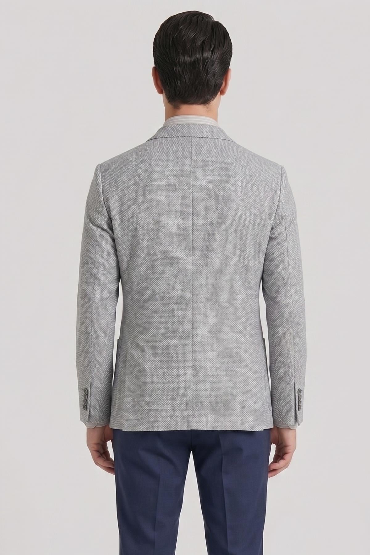 GRİ Comfort Fit 6 Drop Ceket
