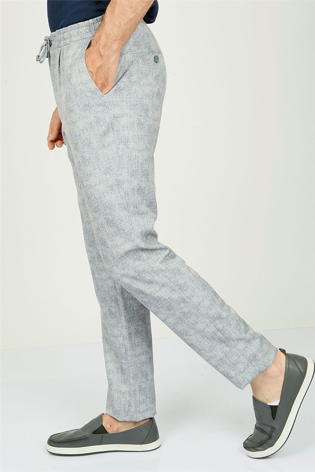 Gri Comfort Fit Jogger Pantolon