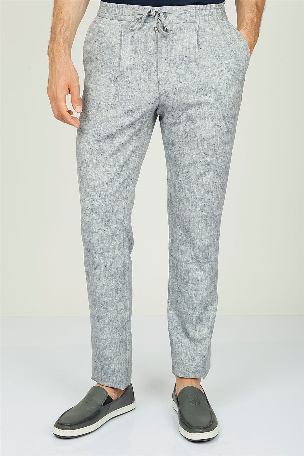 Gri Comfort Fit Jogger Pantolon