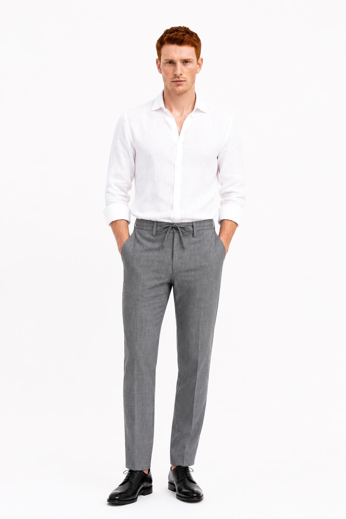 GRİ Comfort Fit Jogger Pantolon