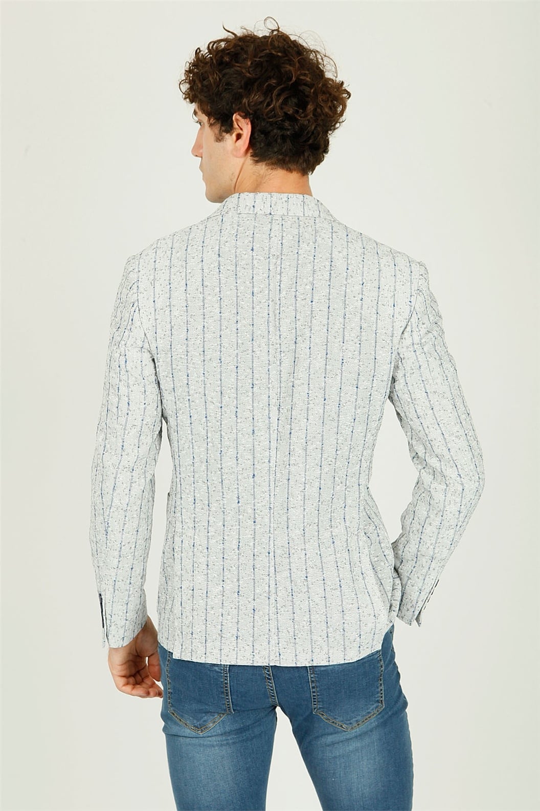 Gri Comfort Fit Soft 6 Drop Ceket