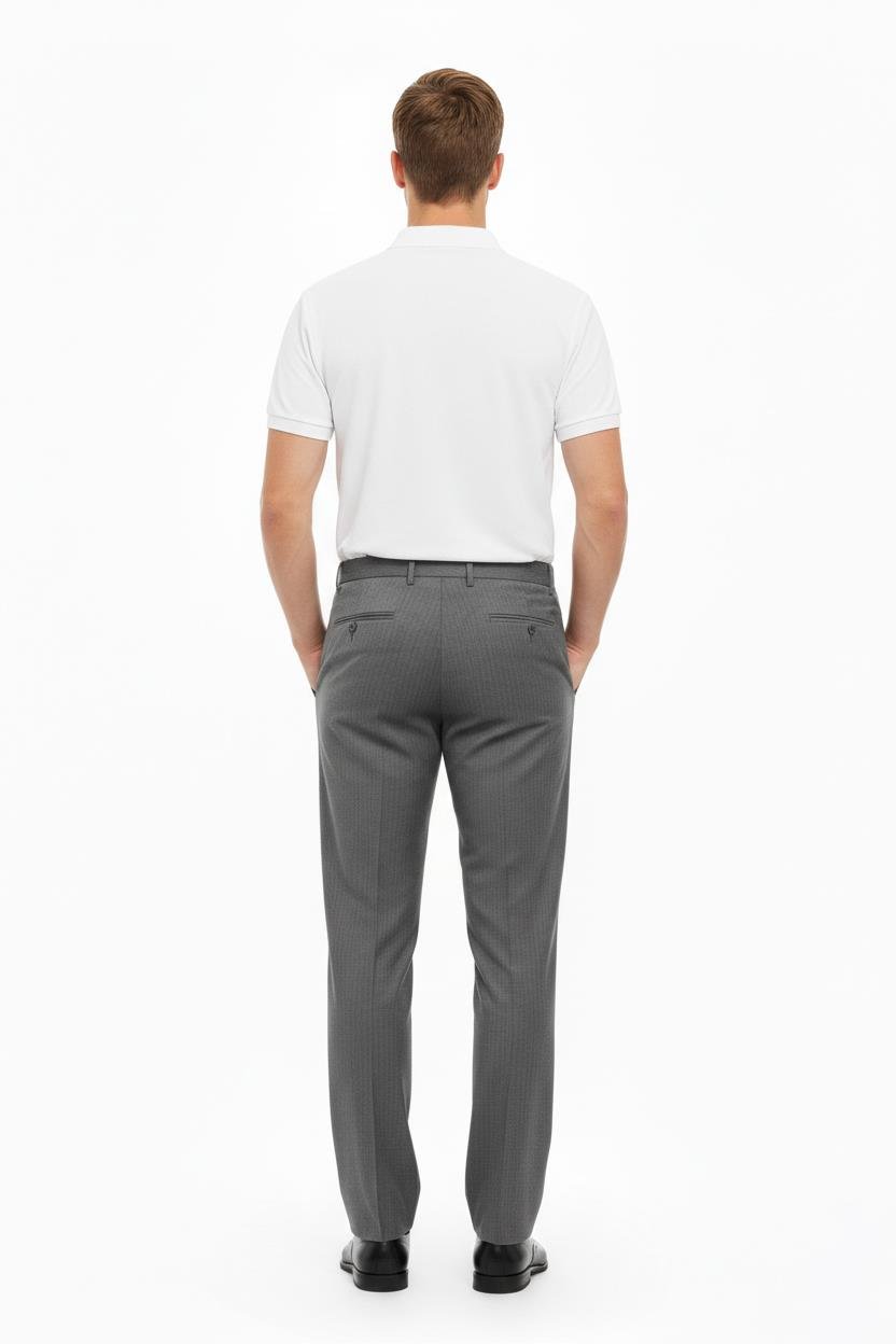 GRİ Comfort Fit,Klasik Pantolon