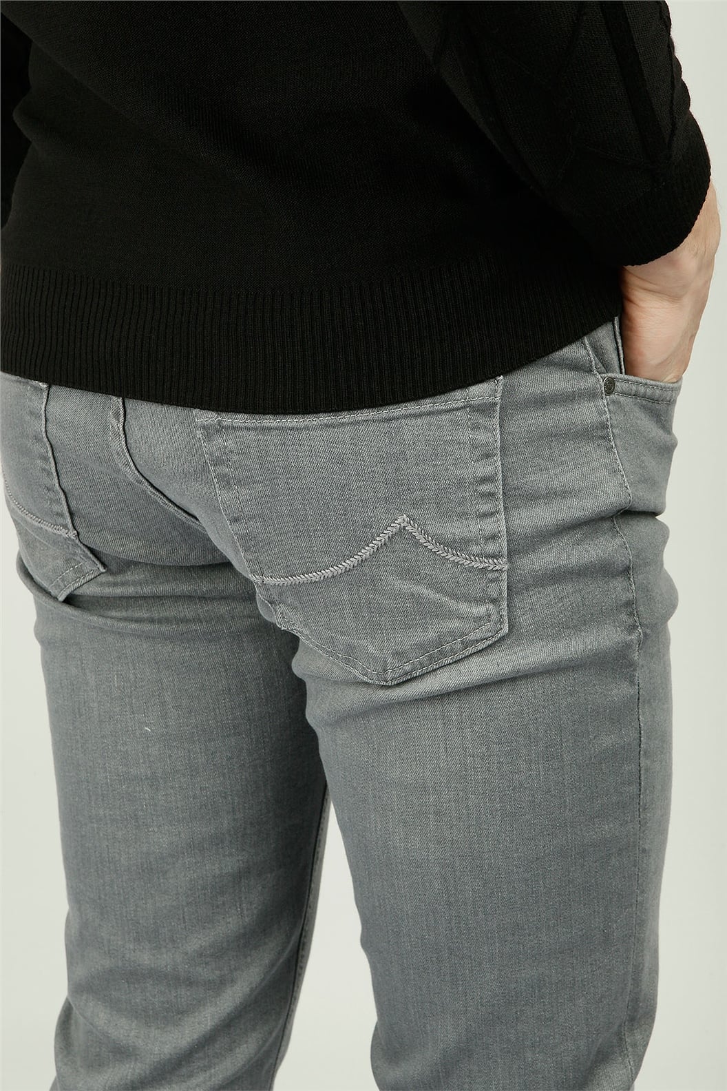 Gri Jean Pantolon