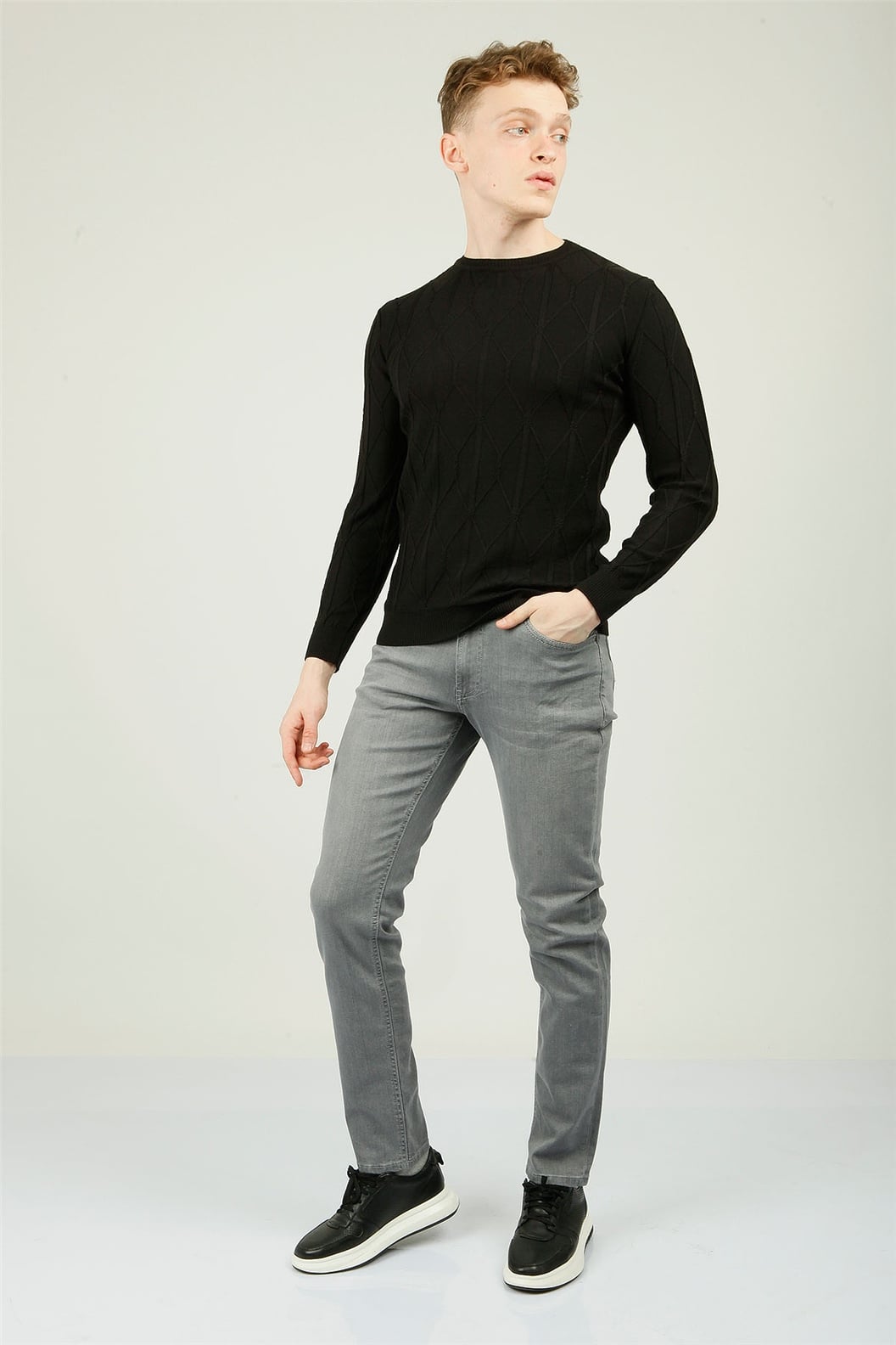 Gri Jean Pantolon