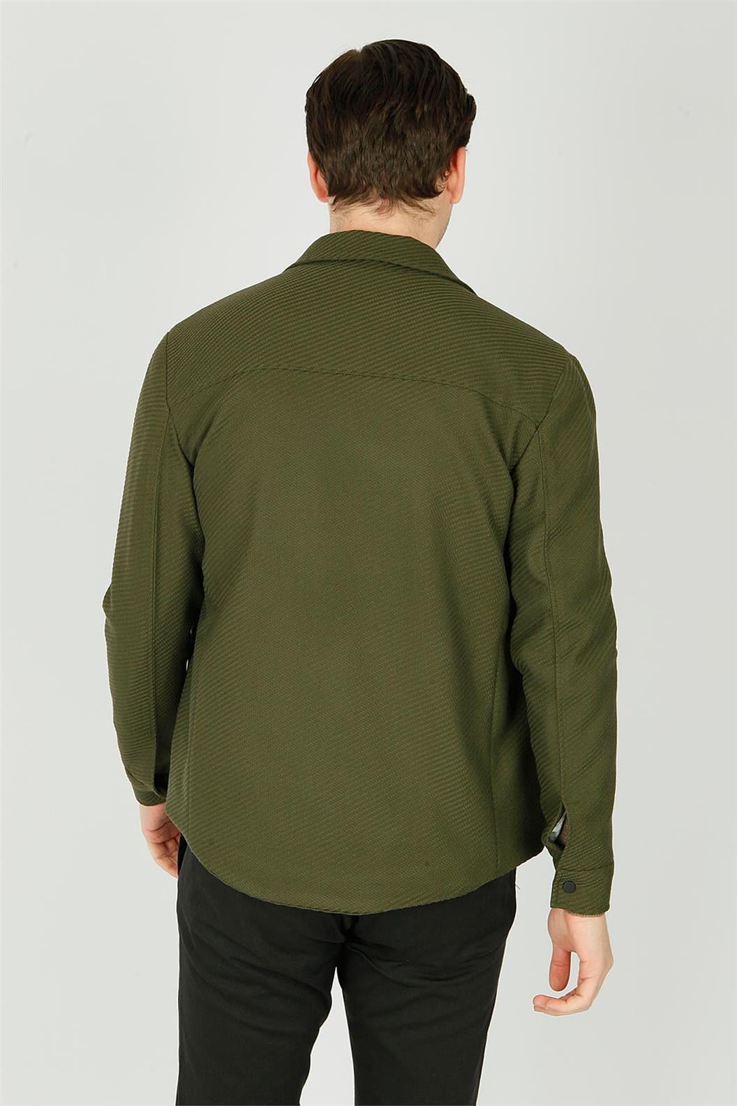 Haki Comfort Fit Ceket Mont