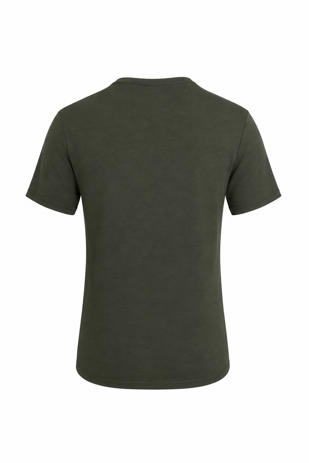 HAKİ Denim Marker Modal Bisiklet Yaka T-shirt