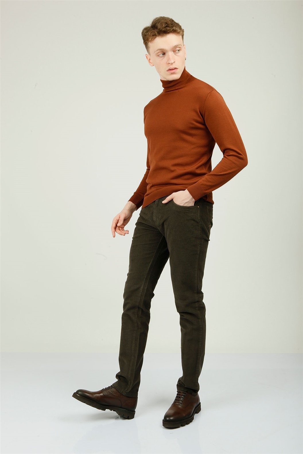Haki Slim Fit 5 Cep Pantolon