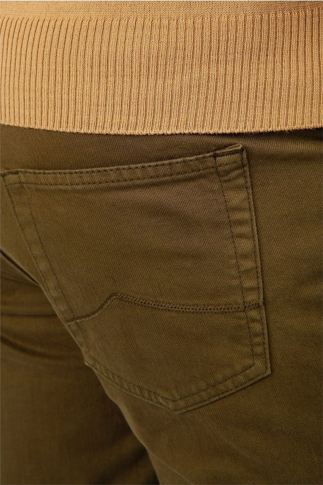 Haki Slim Fit Chino Pantolon