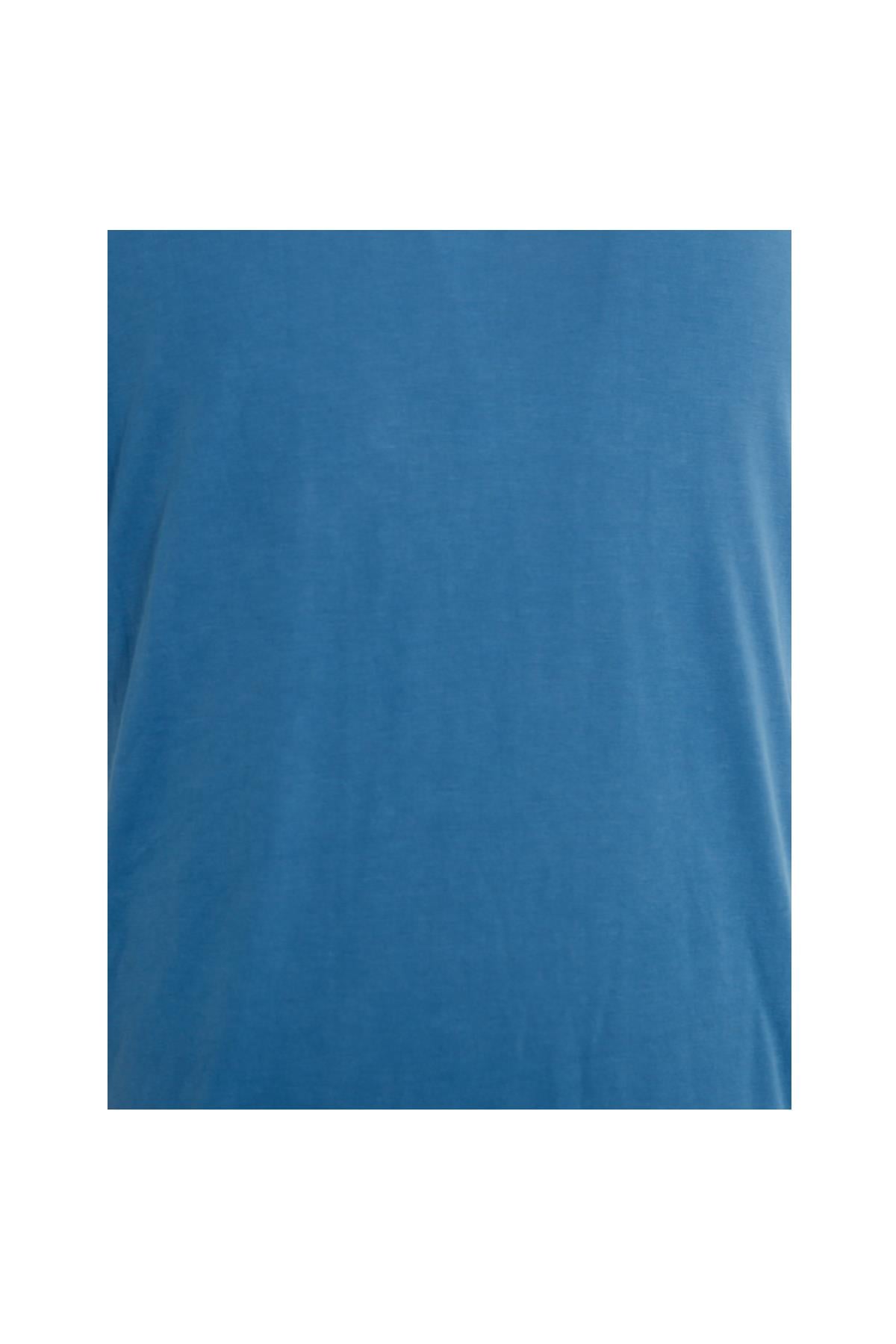 İndigo Comfort Fit Bisiklet Yaka T-Shirt