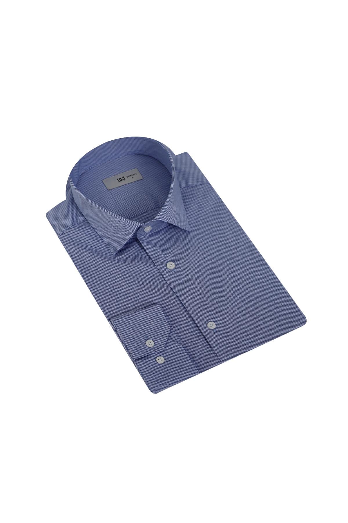 İNDİGO Comfort Fit Uzun Kol Gömlek