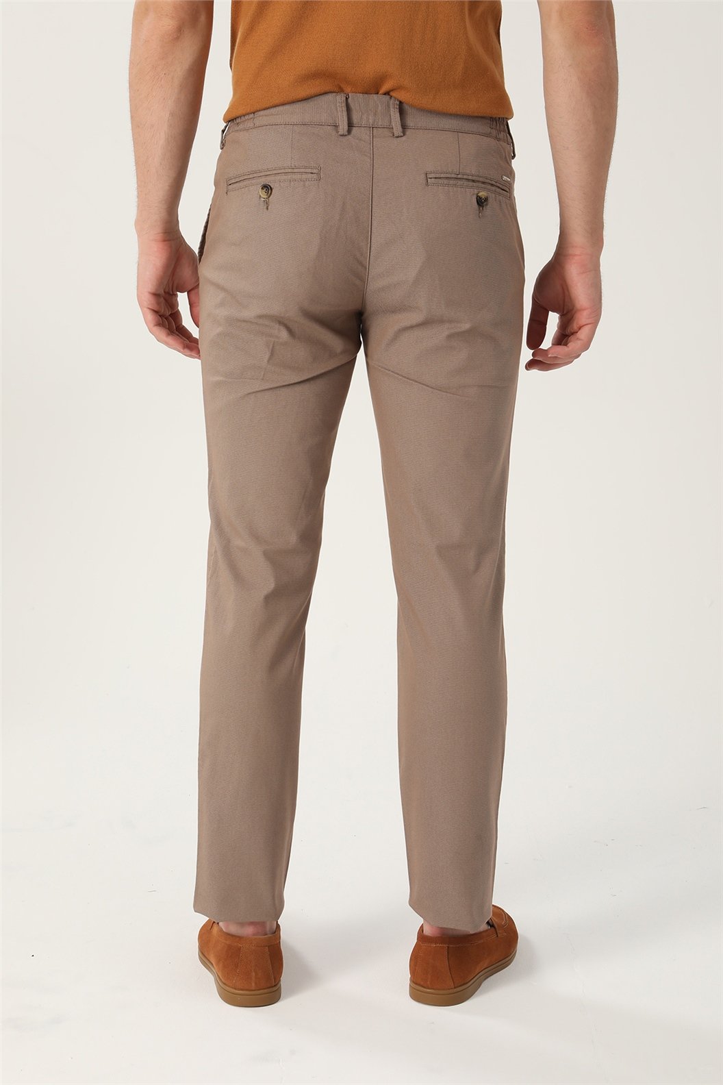 Kahve Comfort Fit Pantolon