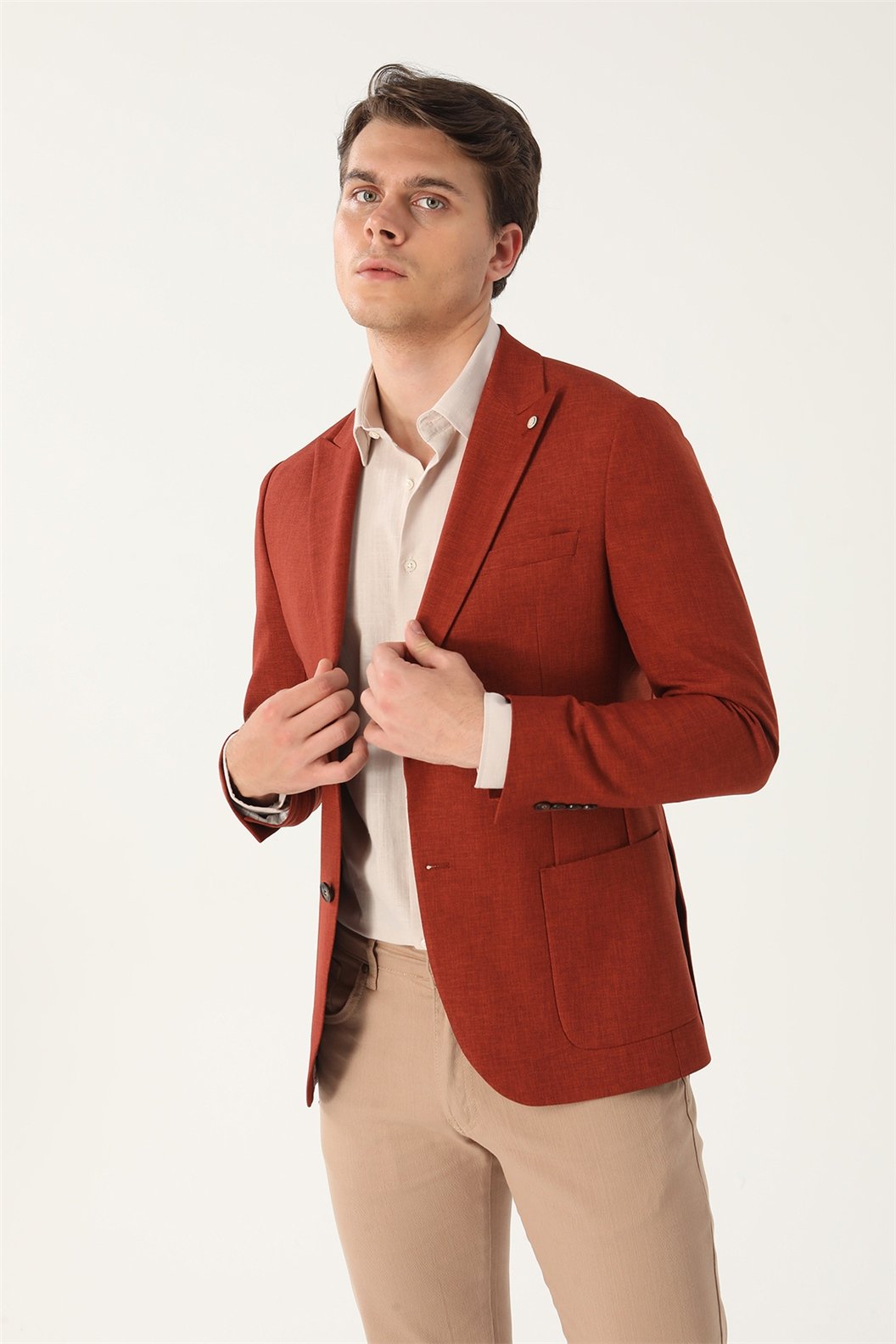 Kiremit Comfort Fit 6 Drop Ceket