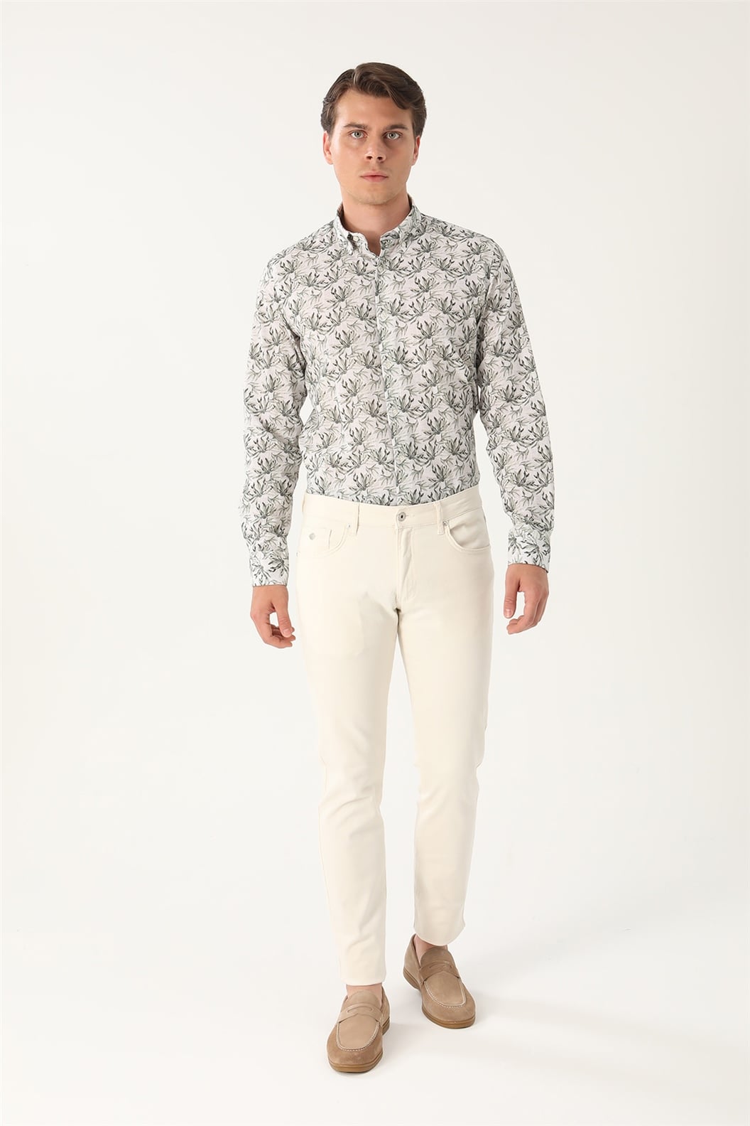 Krem Comfort Fit 5 Cep Pantolon