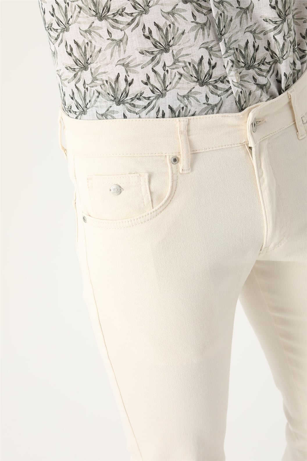 Krem Comfort Fit 5 Cep Pantolon