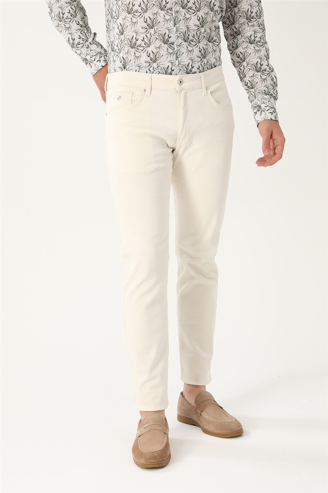 Krem Comfort Fit 5 Cep Pantolon