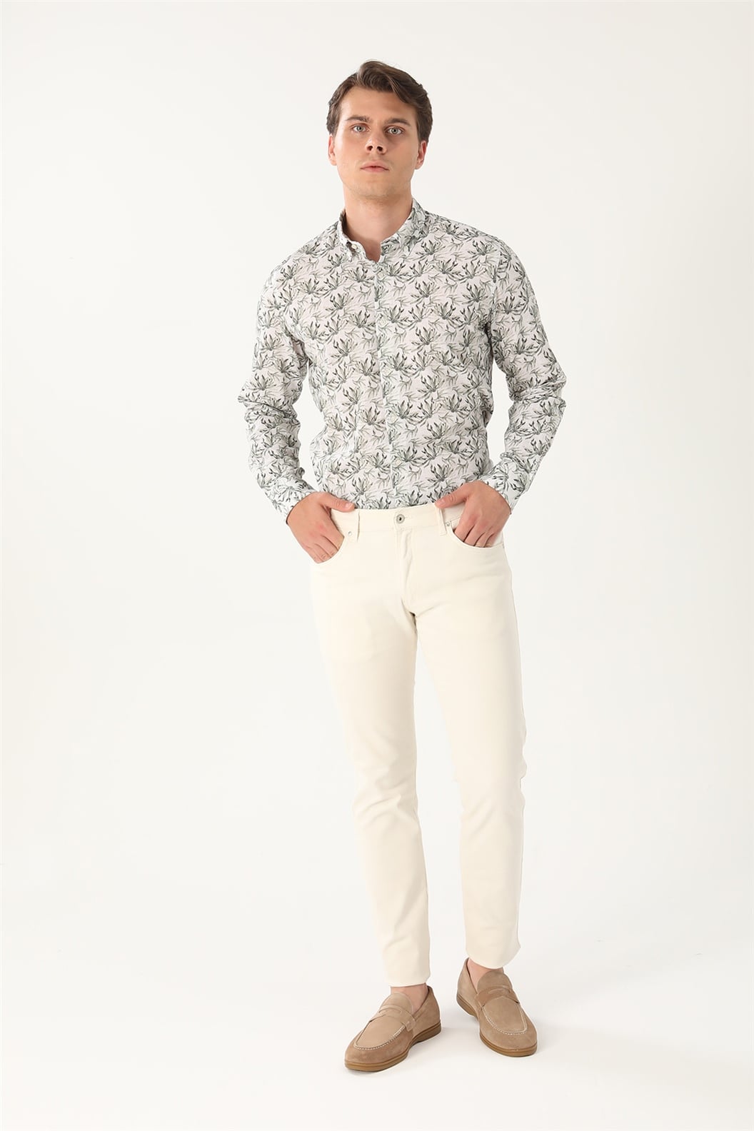 Krem Comfort Fit 5 Cep Pantolon