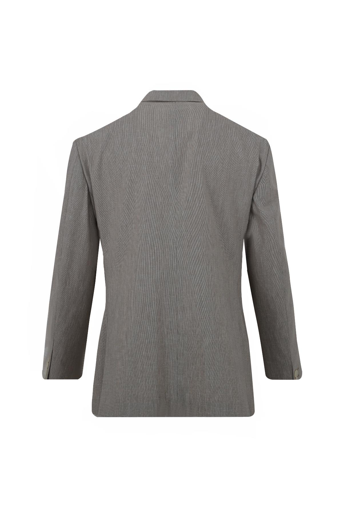 KREM Comfort Fit 6 Drop Kruvaze Takım Elbise