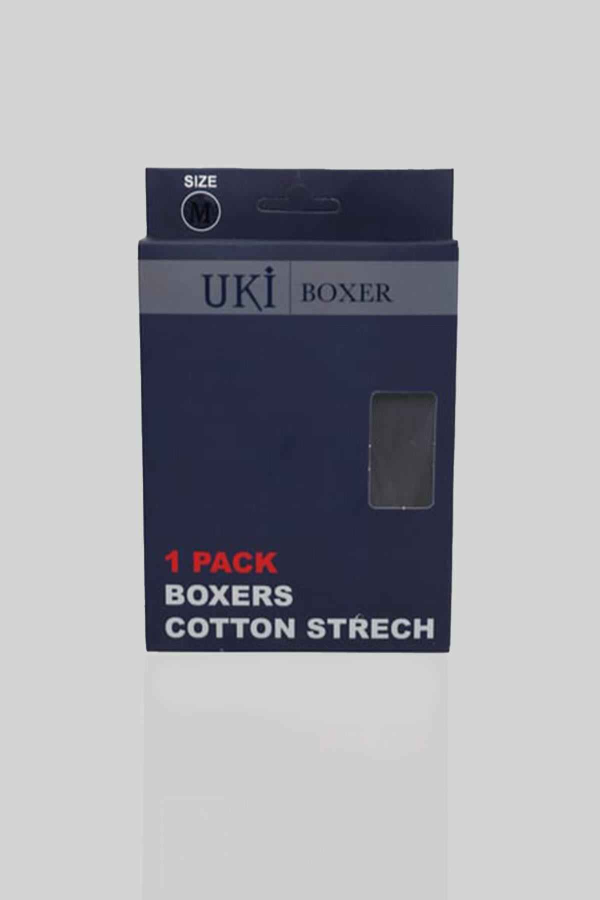 LACİVERT BOXER TEKLİ