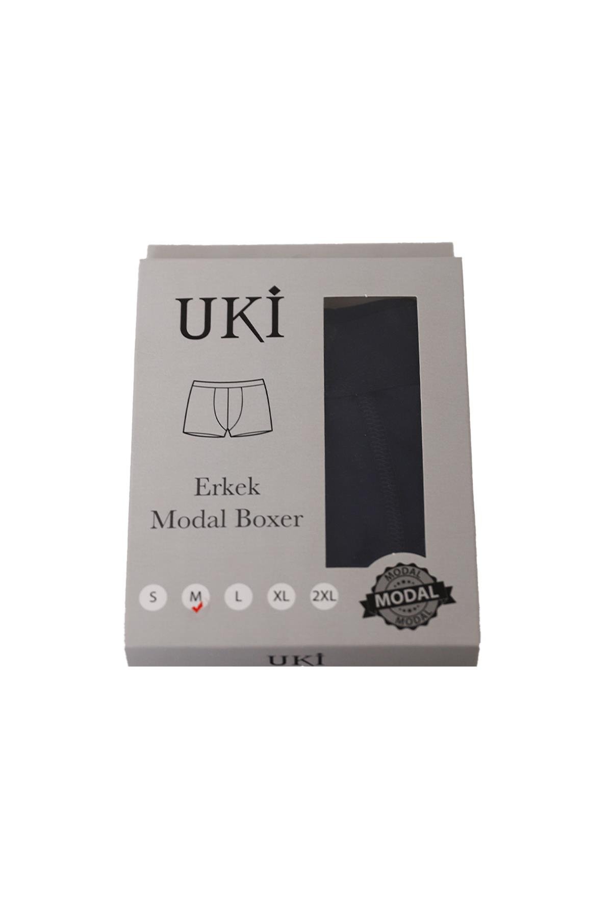 LACİVERT BOXER TEKLİ