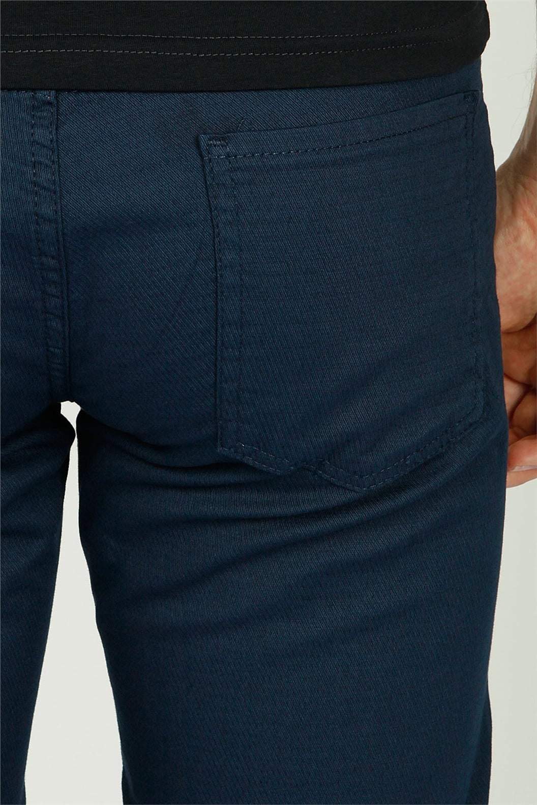 Lacivert Comfort Fit 5 Cep Pantolon