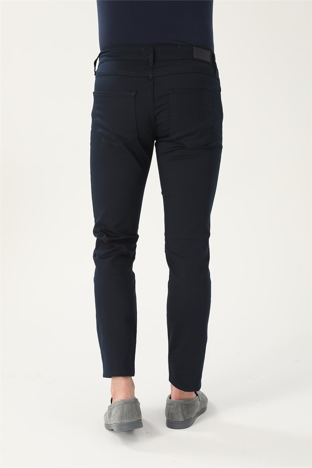 Lacivert Comfort Fit 5 Cep Pantolon