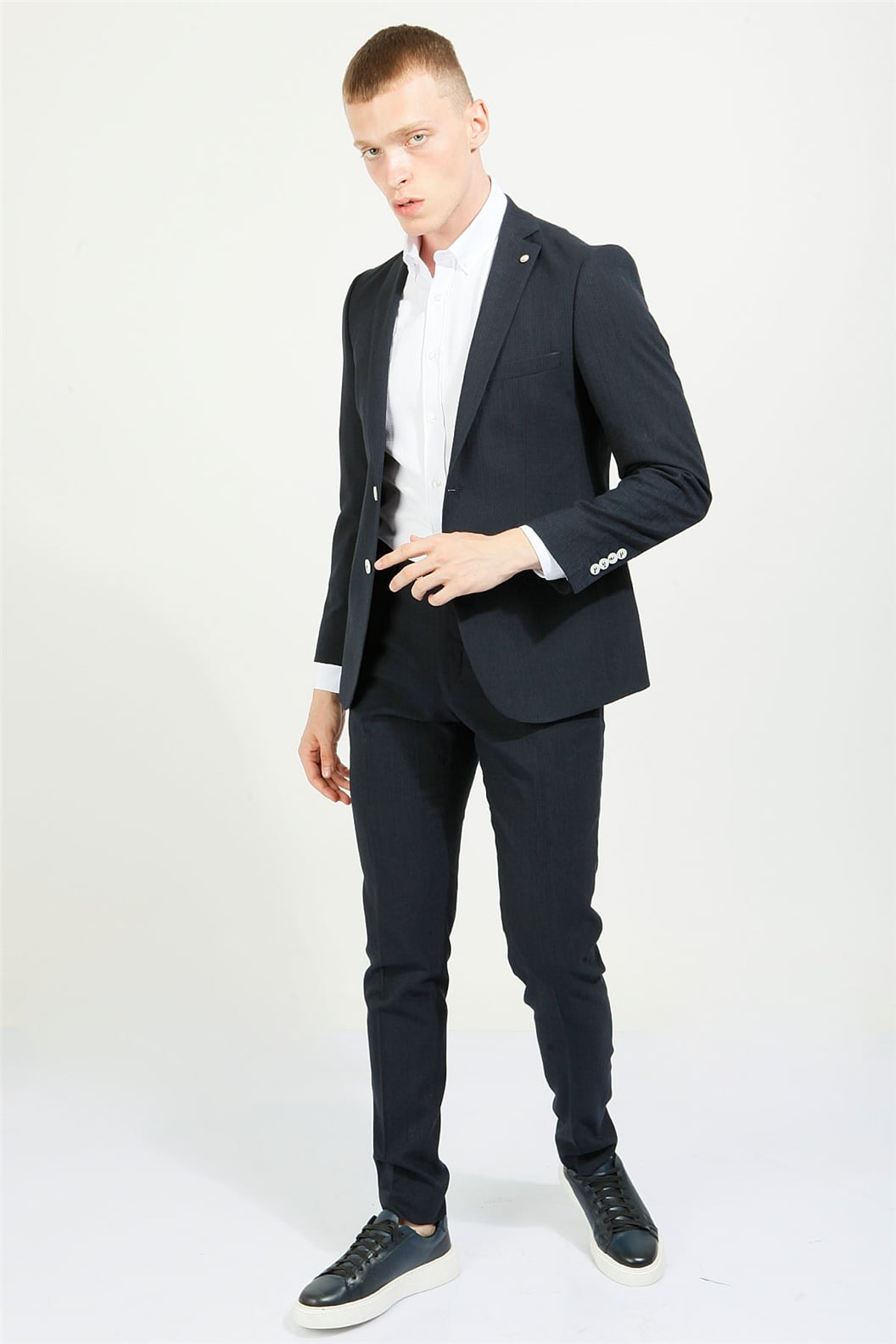 Lacivert Comfort Fit 6 Drop Takım Elbise