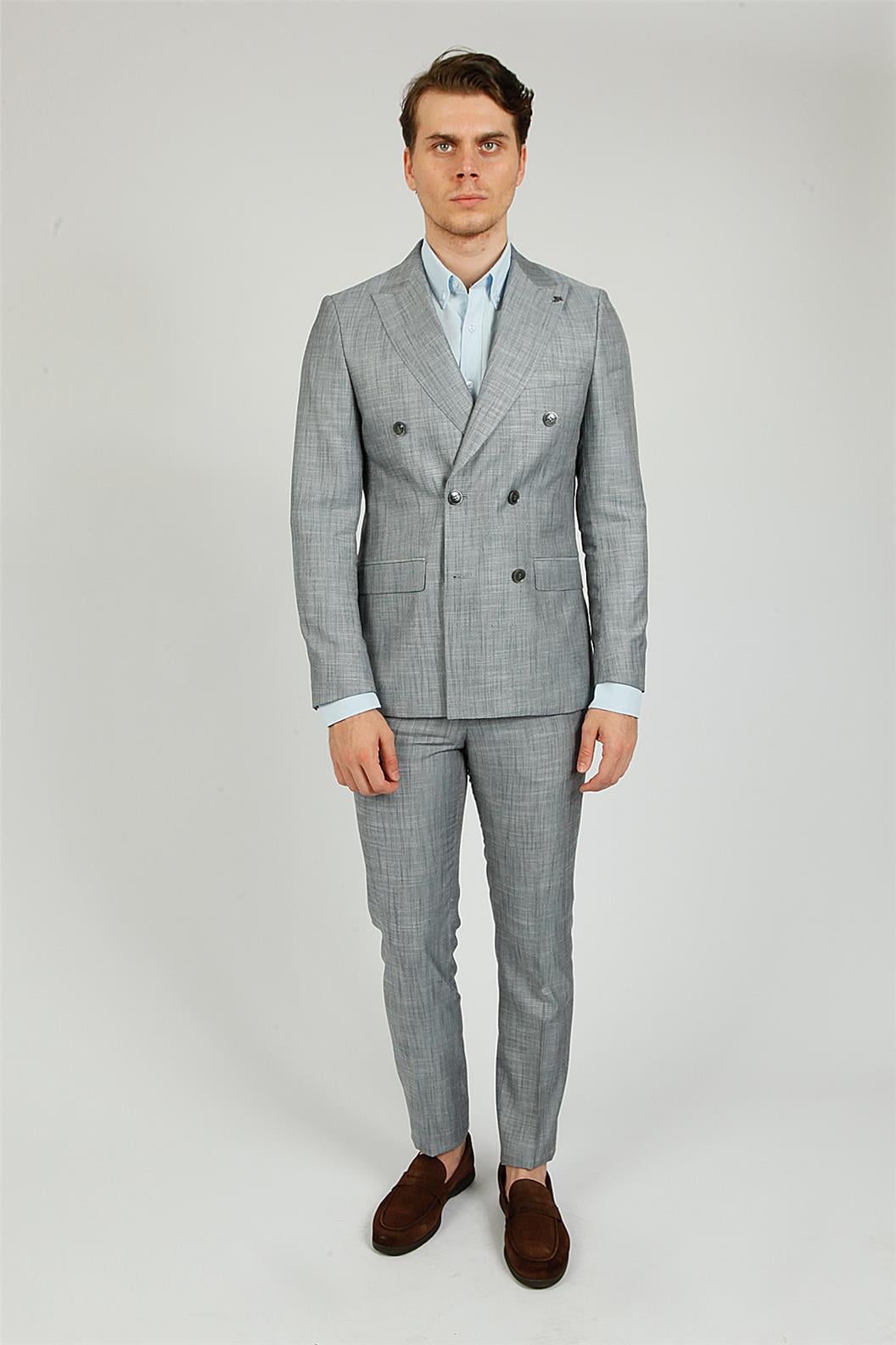 Lacivert Comfort Fit 6 Drop Takım Elbise
