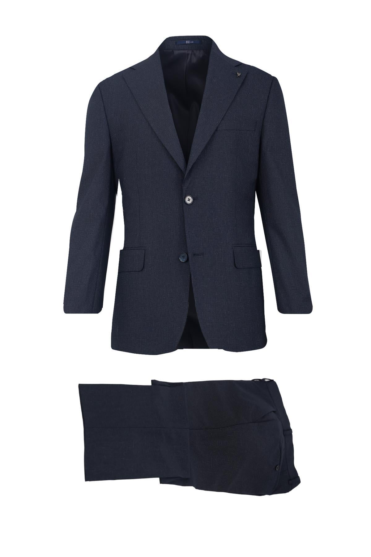 LACİVERT Comfort Fit 6 Drop Takım Elbise