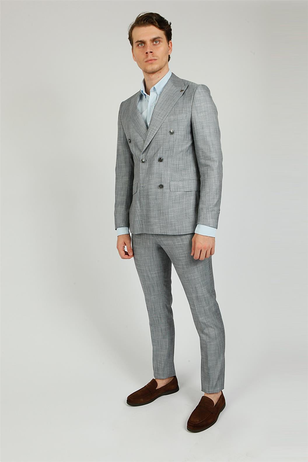 Lacivert Comfort Fit 6 Drop Takım Elbise