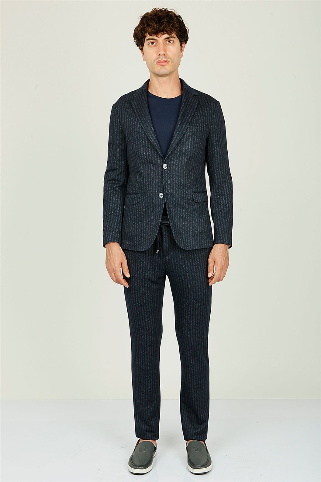 Lacivert Comfort Fit 6 Drop Takım Elbise