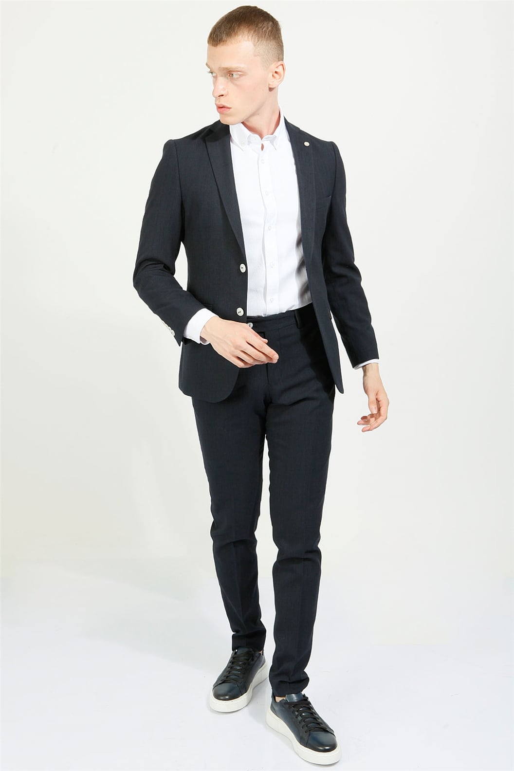 Lacivert Comfort Fit 6 Drop Takım Elbise