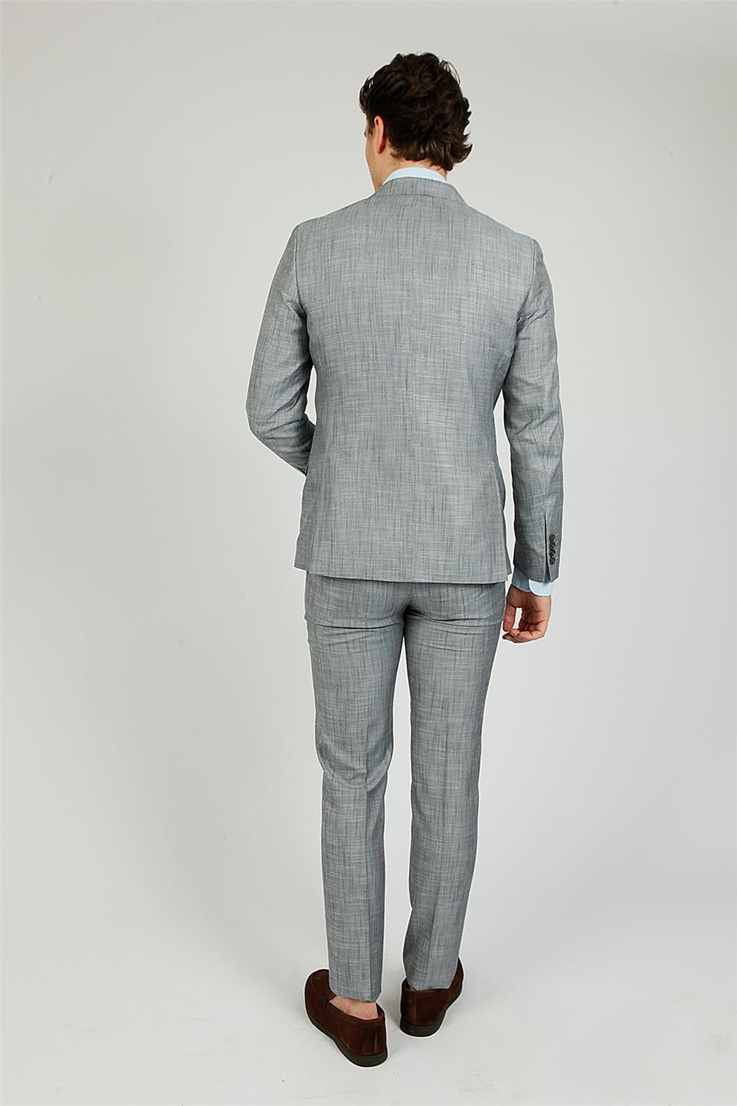 Lacivert Comfort Fit 6 Drop Takım Elbise