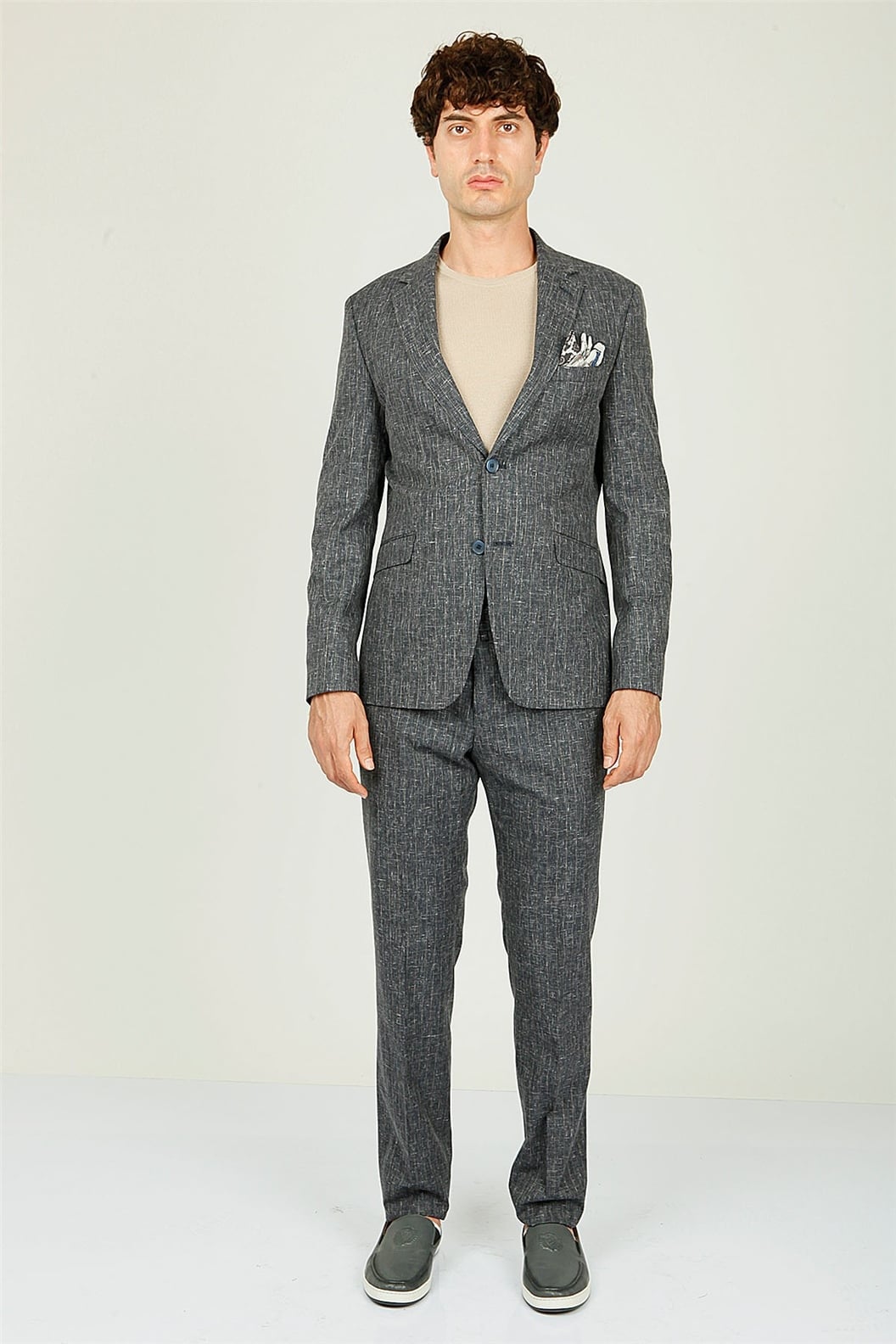Lacivert Comfort Fit 6 Drop Takım Elbise