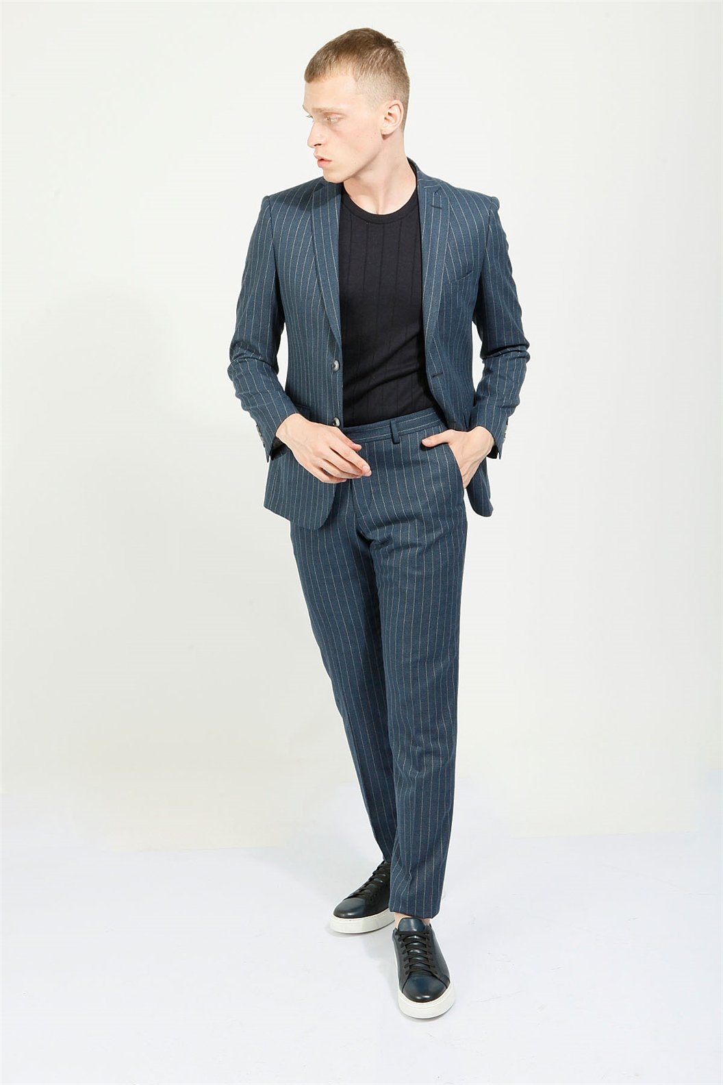 Lacivert Comfort Fit 6 Drop Takım Elbise