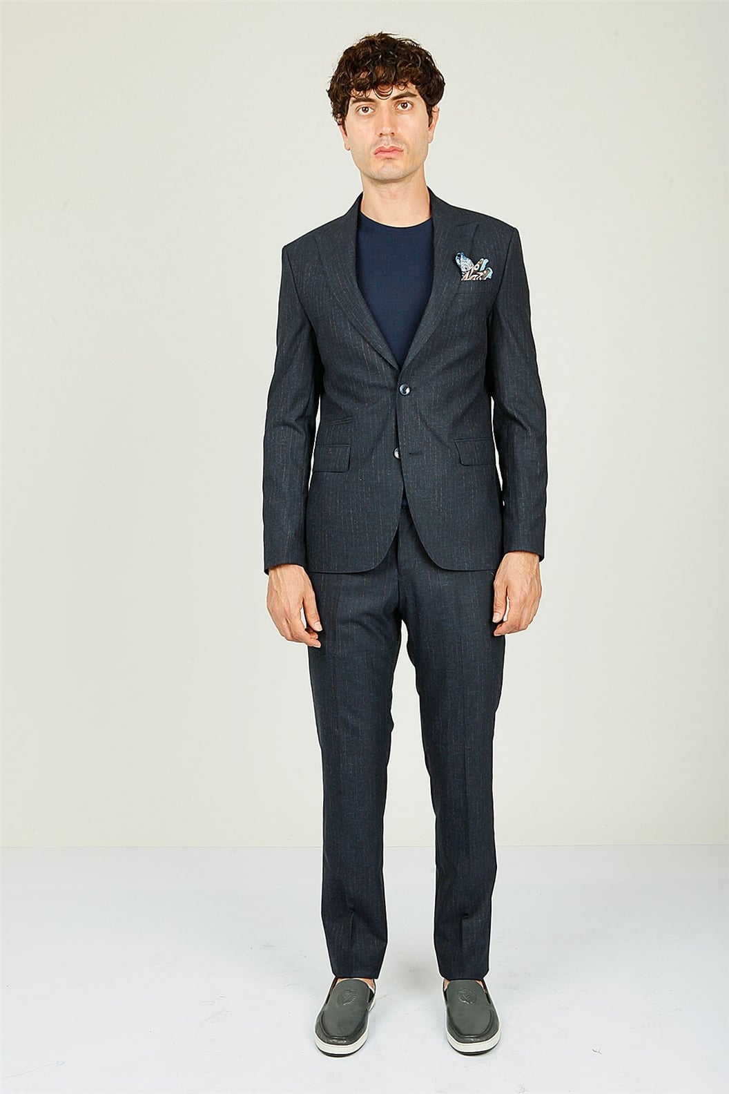 Lacivert Comfort Fit 6 Drop Takım Elbise
