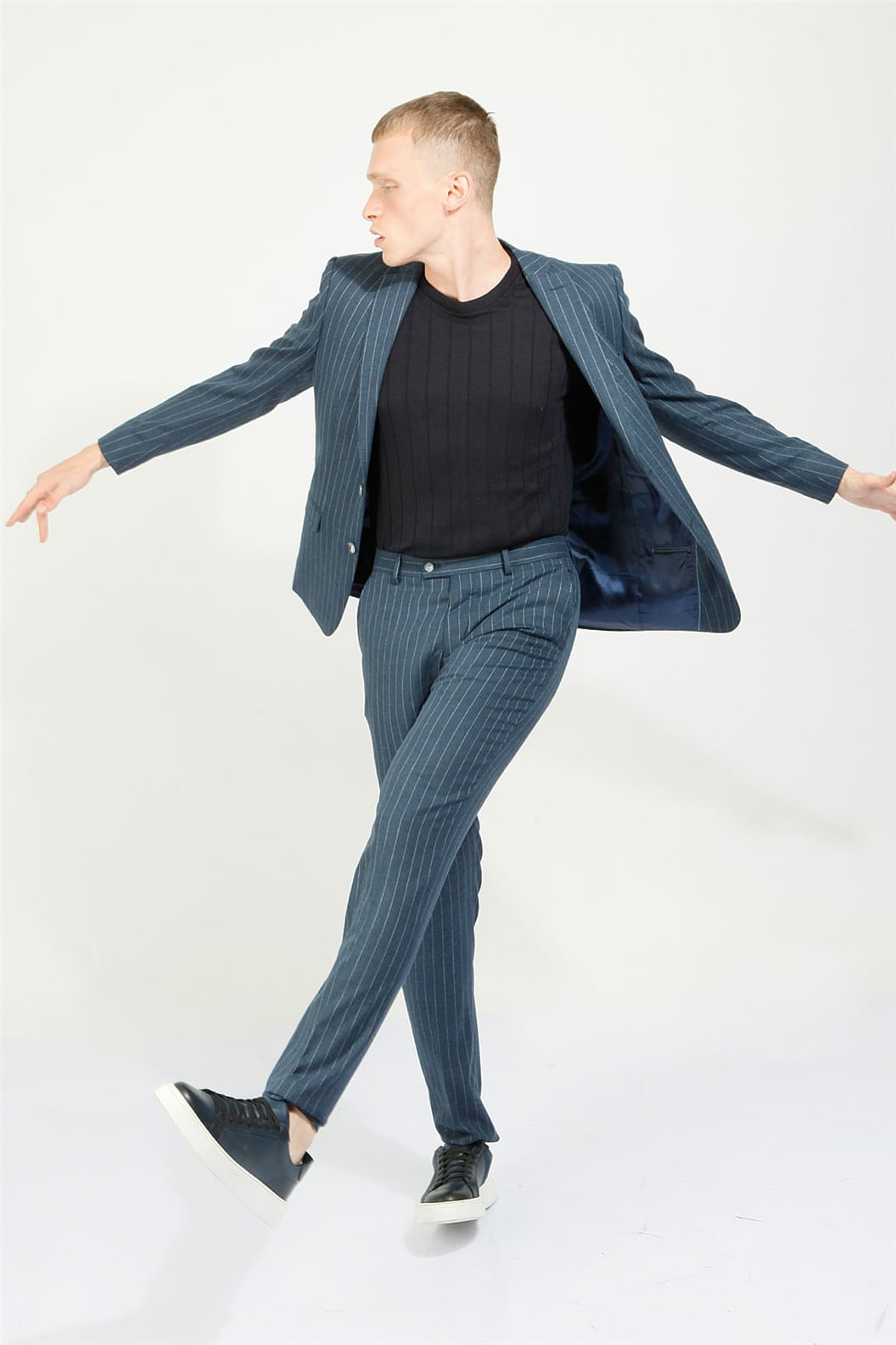 Lacivert Comfort Fit 6 Drop Takım Elbise