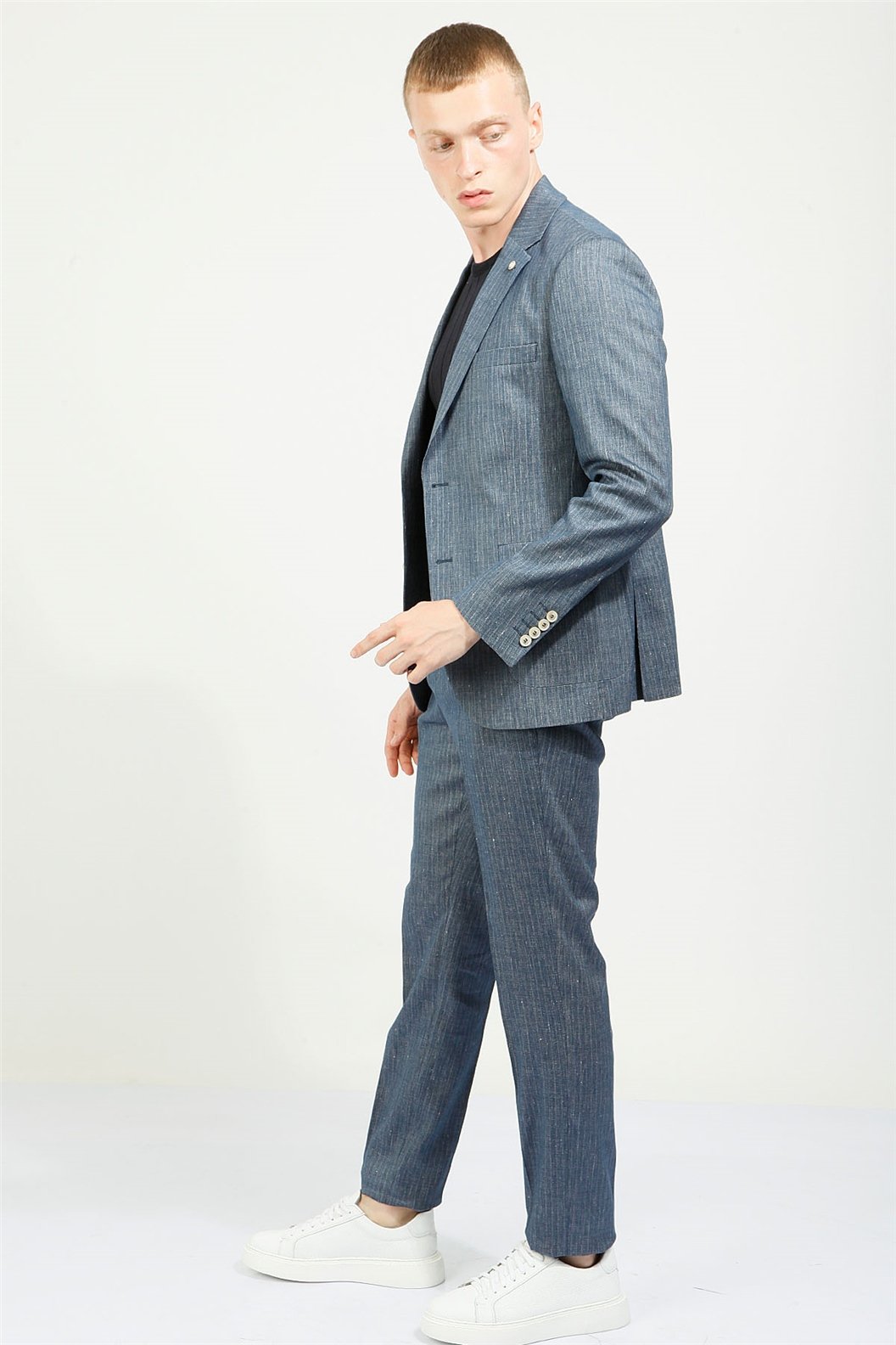 Lacivert Comfort Fit 6 Drop Takım Elbise