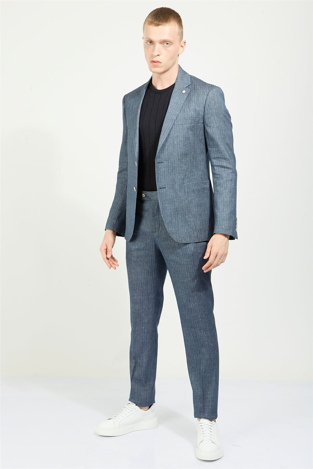 Lacivert Comfort Fit 6 Drop Takım Elbise