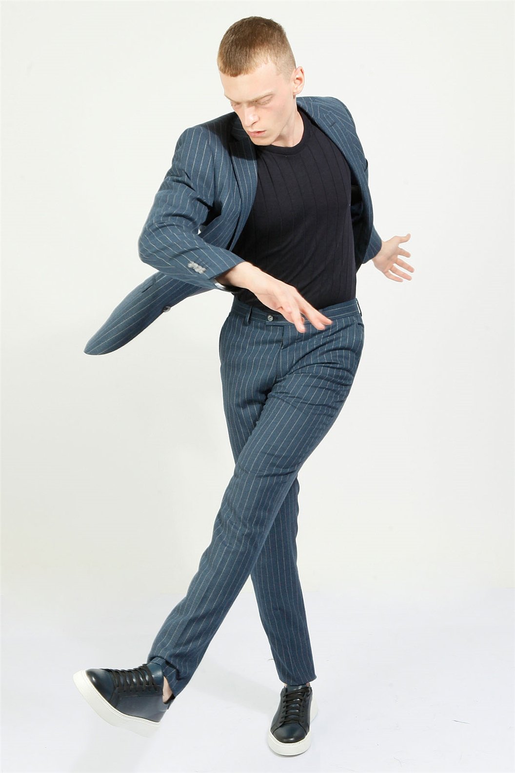 Lacivert Comfort Fit 6 Drop Takım Elbise
