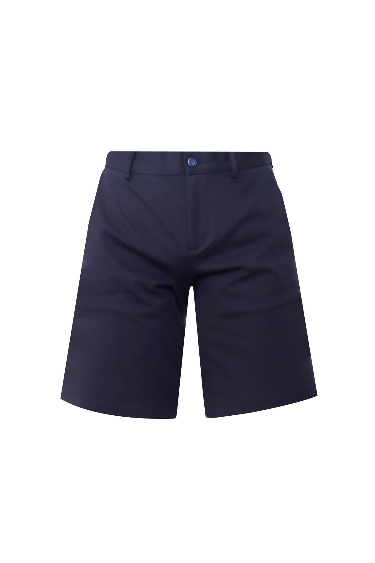 LACİVERT Comfort Fit Bermuda Şort